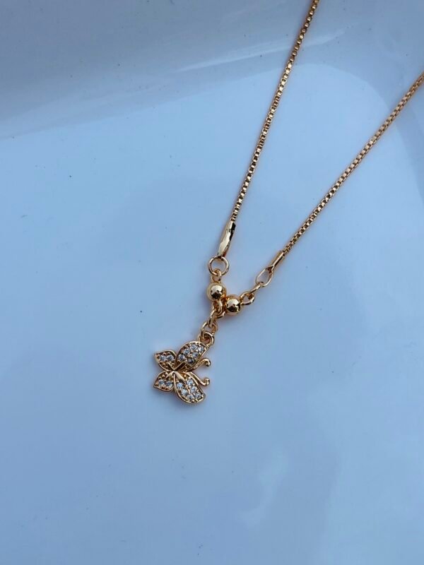 Golden Butterfly Grace Pendant - Image 4